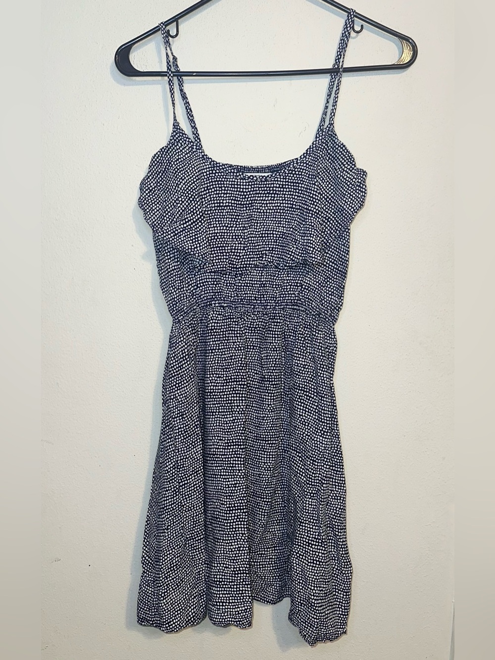 Cotton On Navy & White Spotted Dress